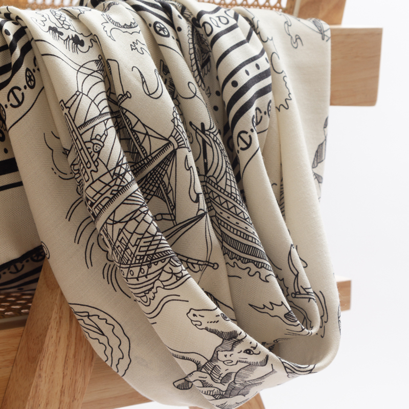 Wool Silk Scarf Women Large Sc – Winter Clothing Accessories Bewertung und Preis